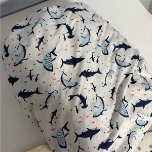 Pillowfort Nautical Shark Print Fabric